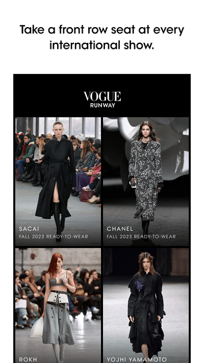 Vogue Runway官方app下载 第5张图片